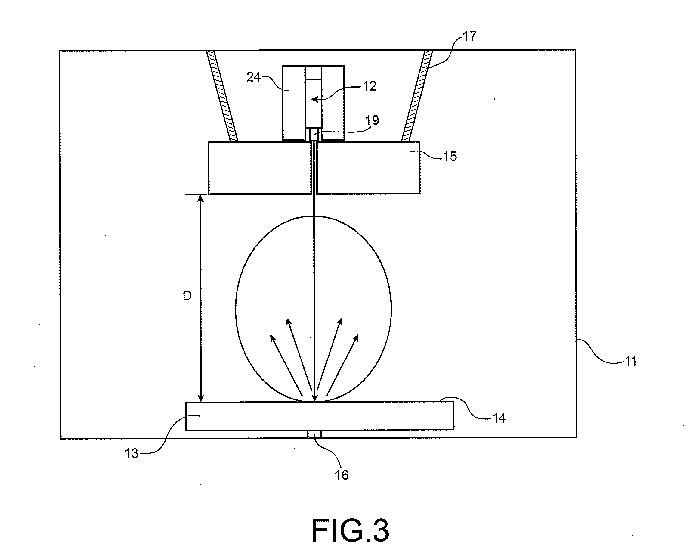 Method and device for treating a surface