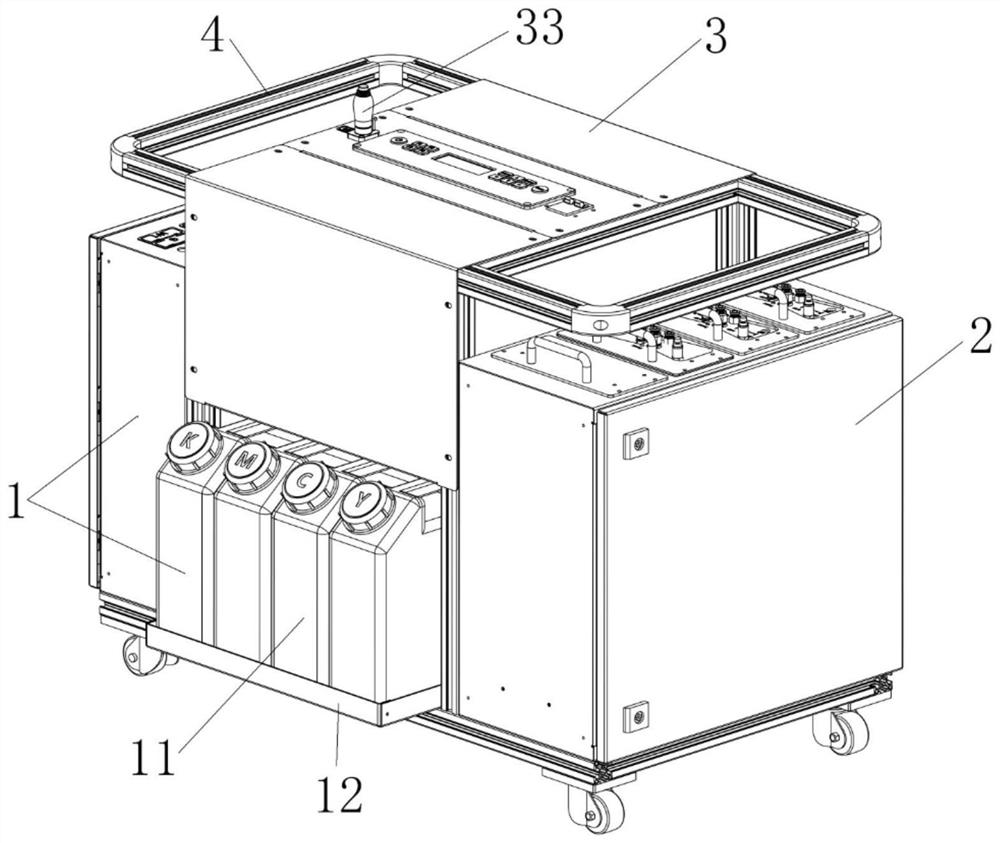 External ink supply integrated device