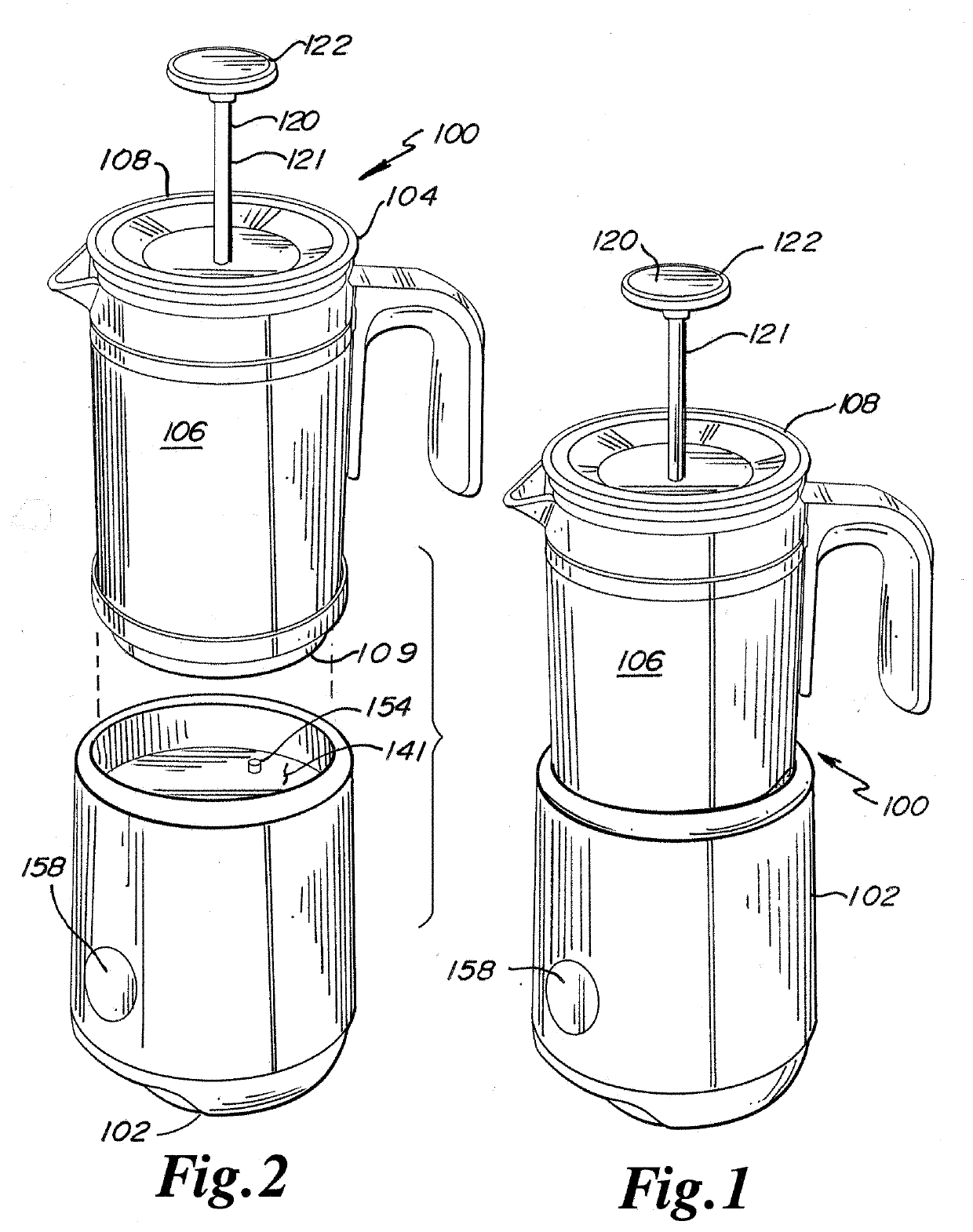 Coffee maker and frother