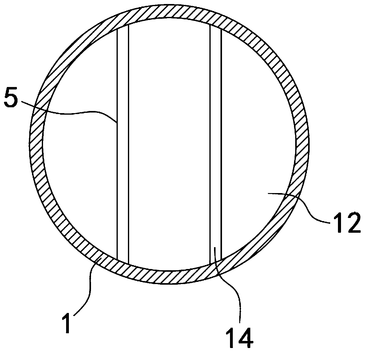 Drainage pipe connector with gas purification function for underground engineering construction