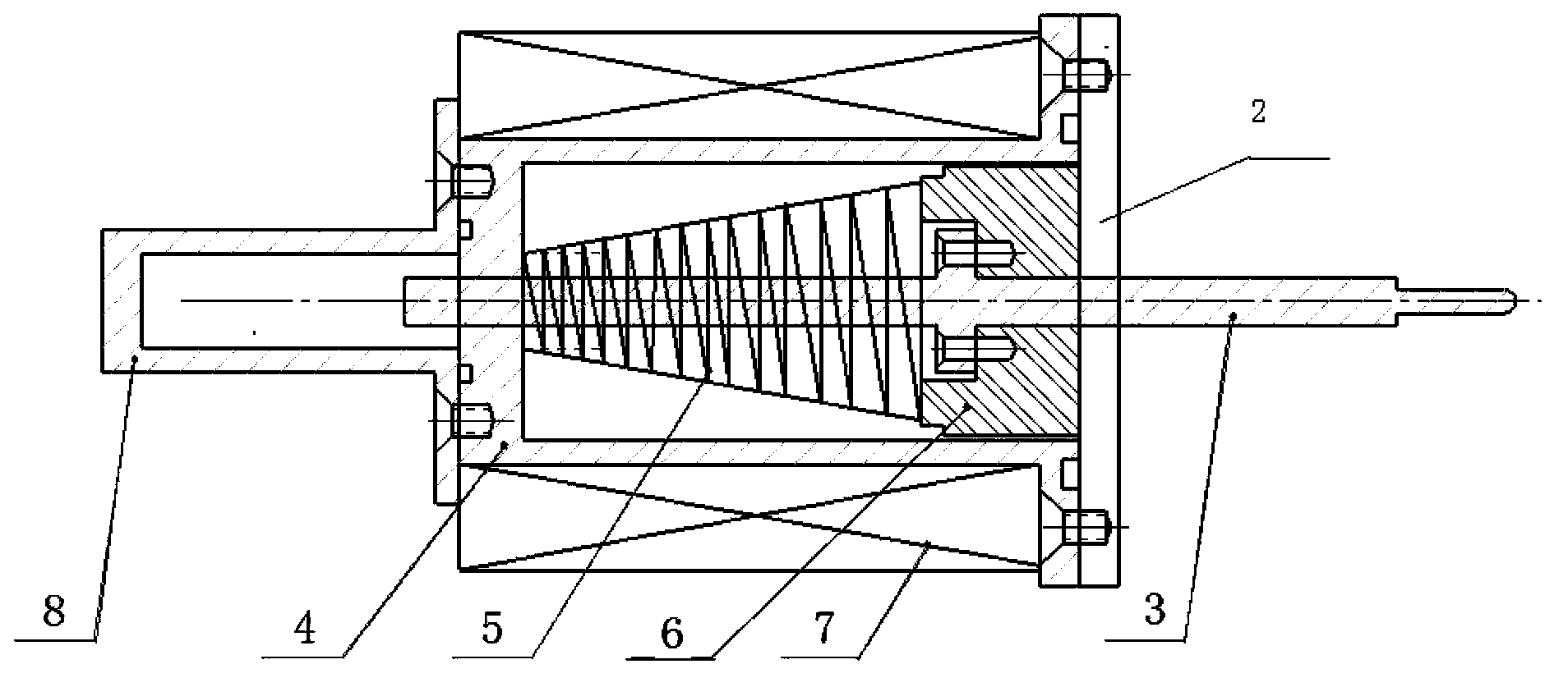 Cascade-stage-type electron beam diode