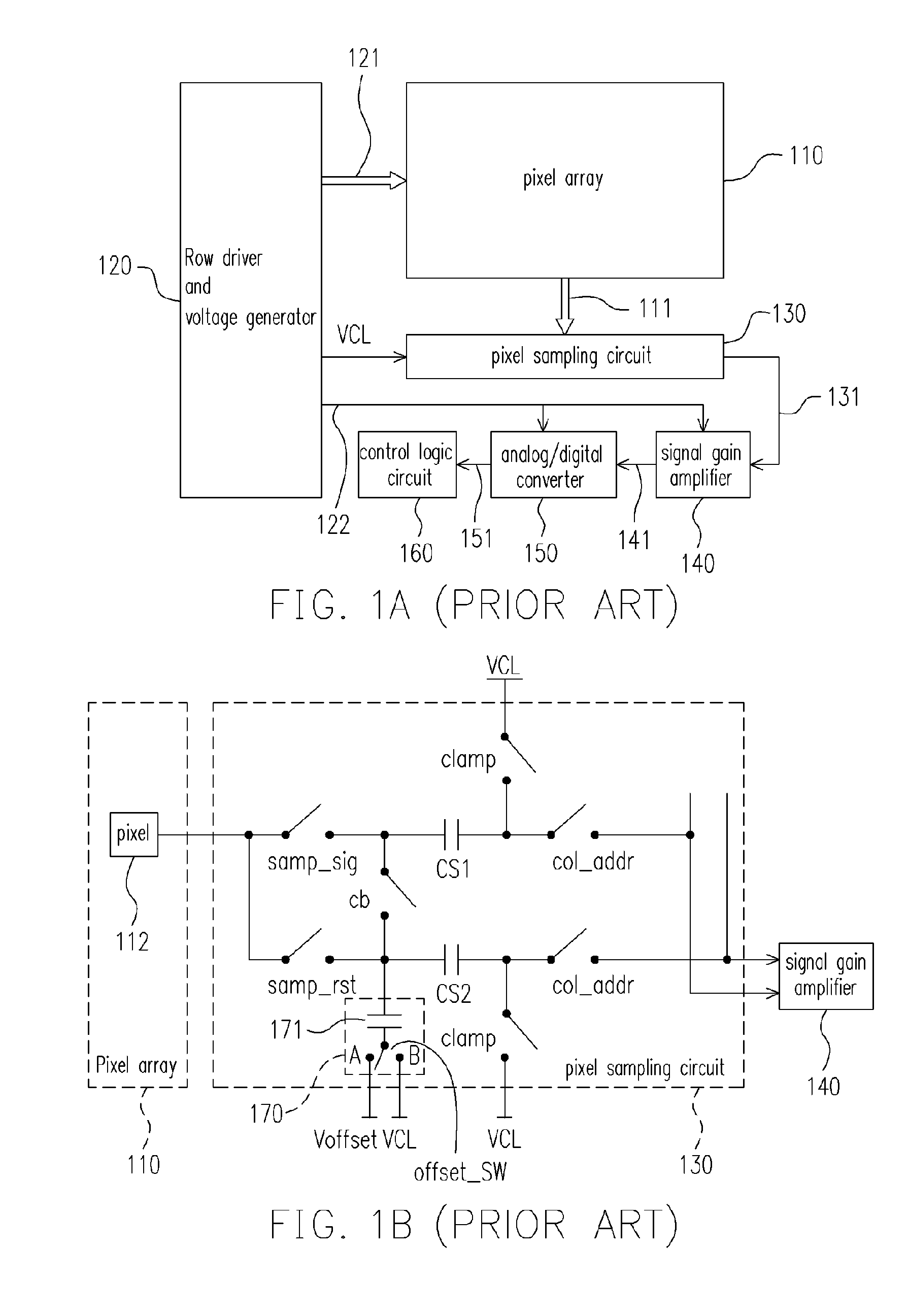 Image sensor and offset-able reference voltage generator thereof