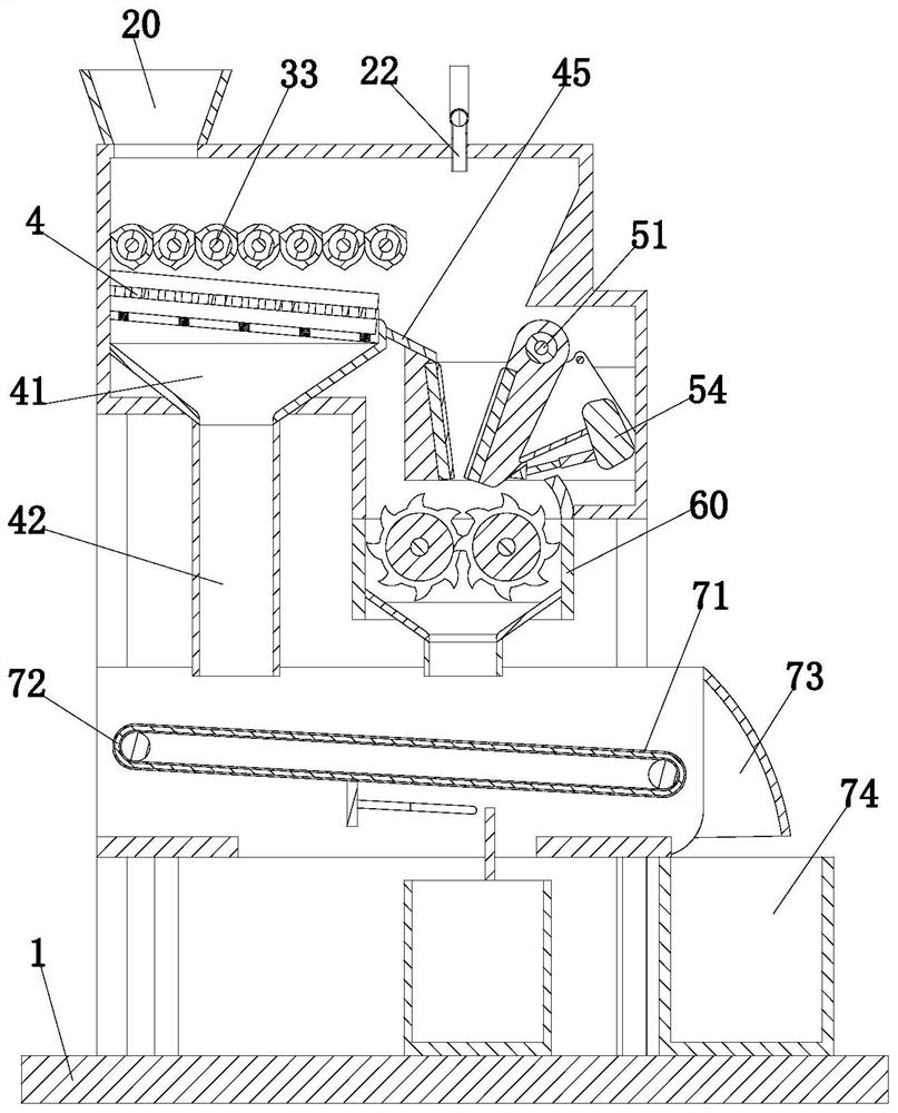 Waste sorting and screening device for waste disposal