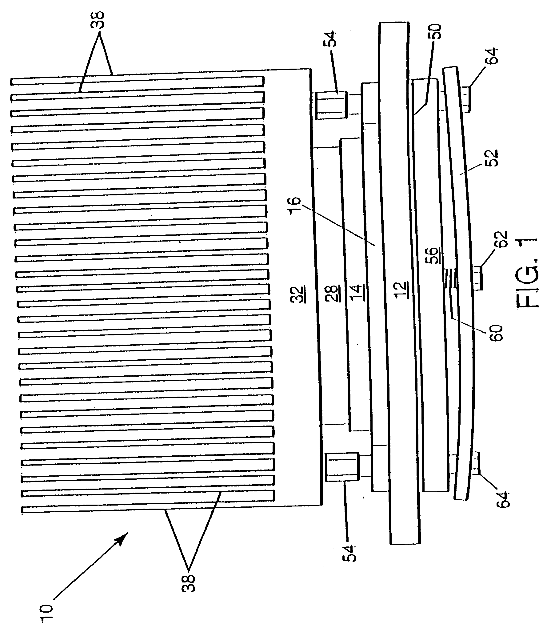 Structure for controlled shock and vibration of electrical interconnects