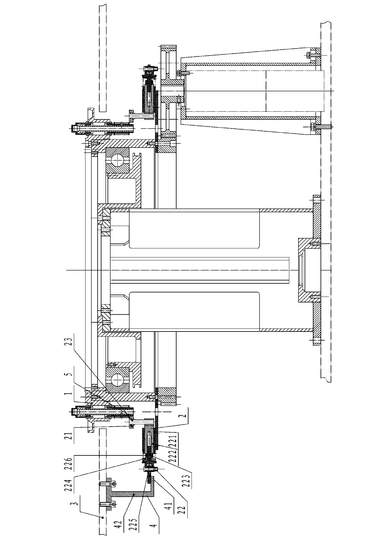 Servo brake device for automatic lamp inspector