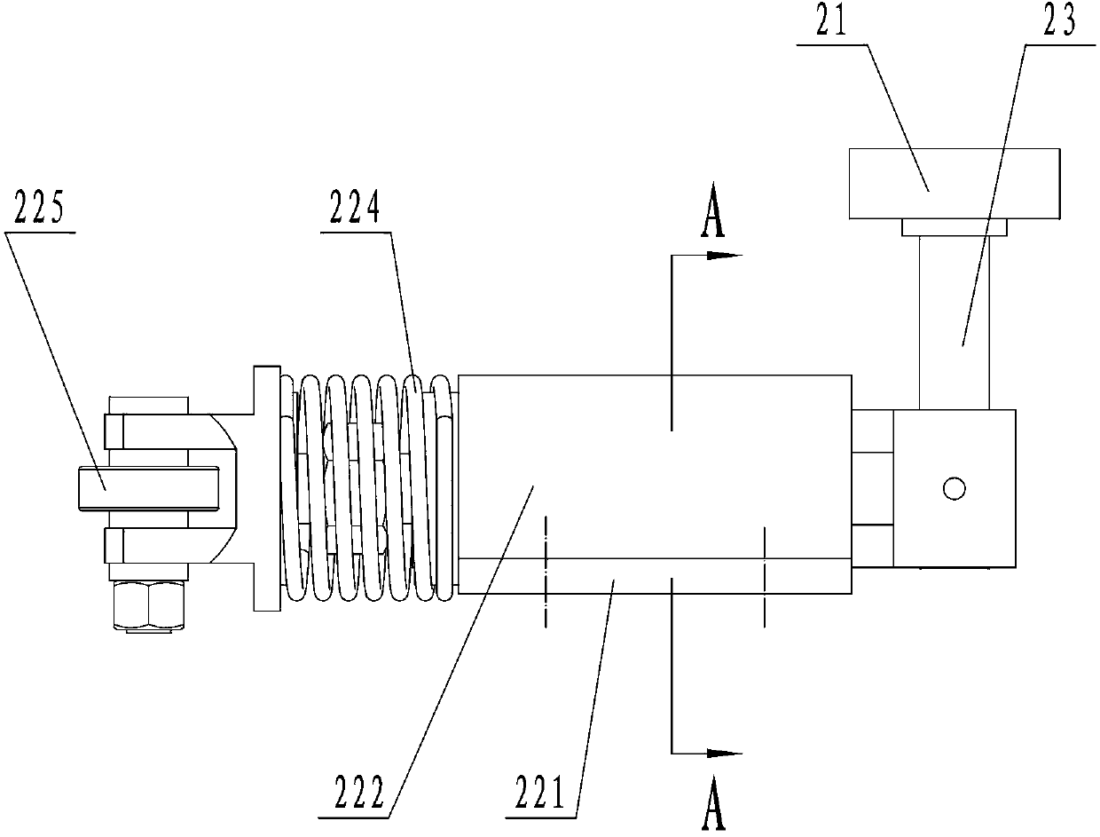 Servo brake device for automatic lamp inspector