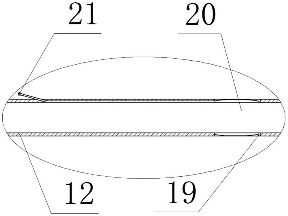 Drainage device for nursing in ICU