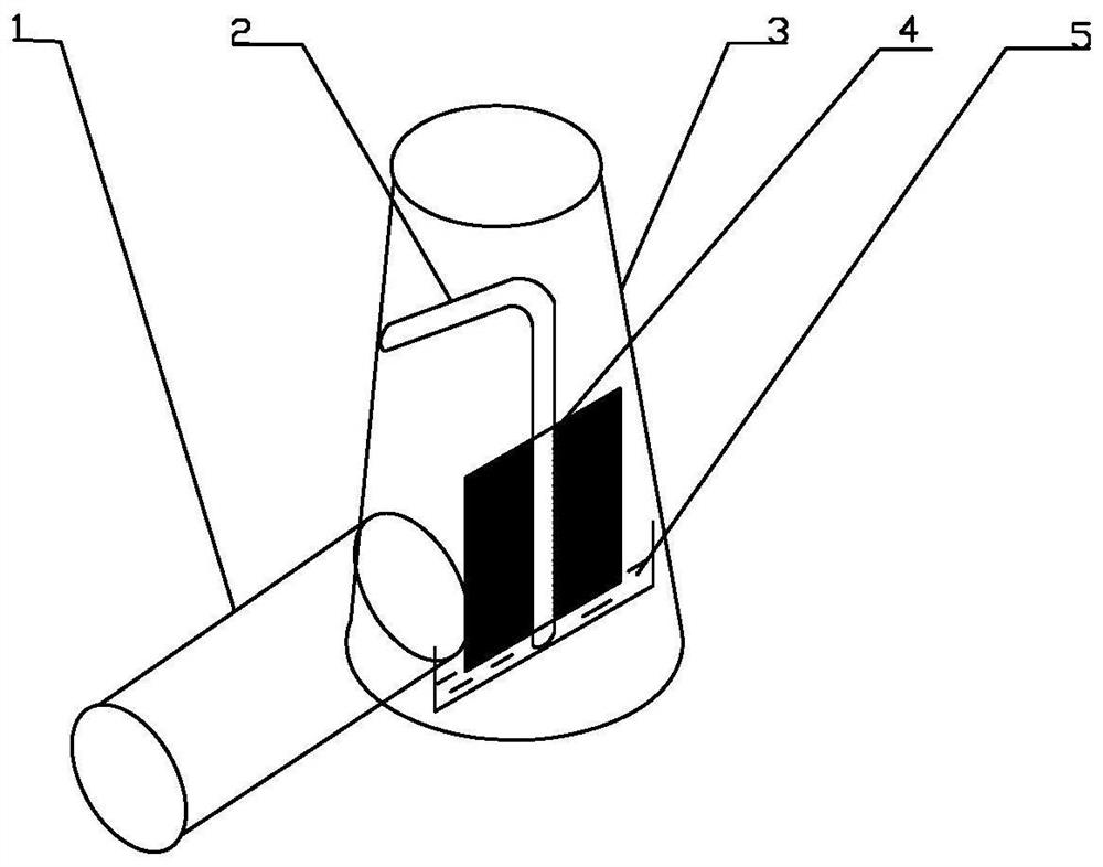 Ambient air water taking device