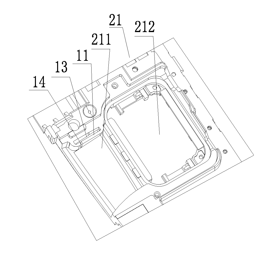 Sound wave filtering structure and side sound generating speaker module