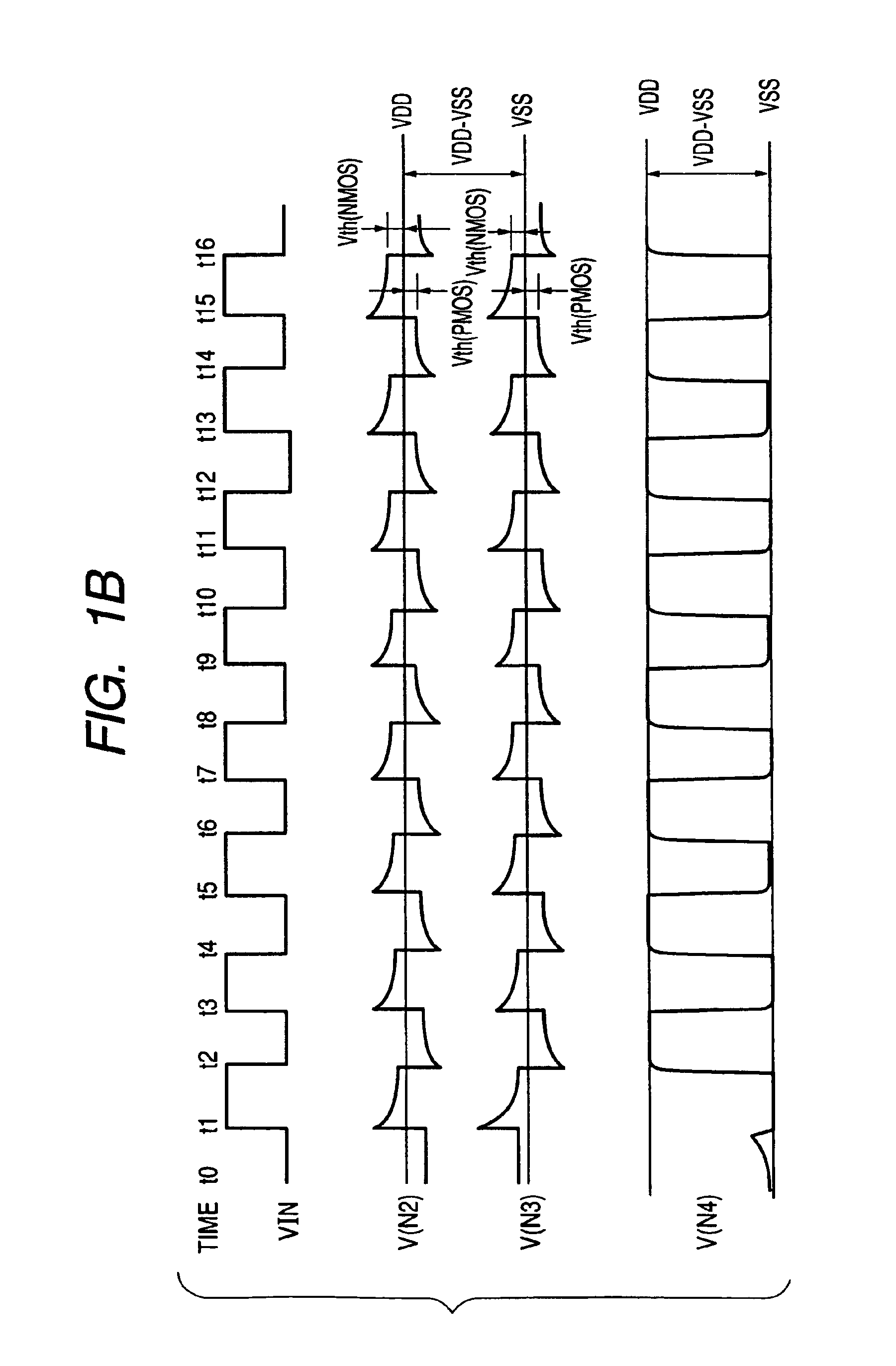 Display device having an improved voltage level converter circuit