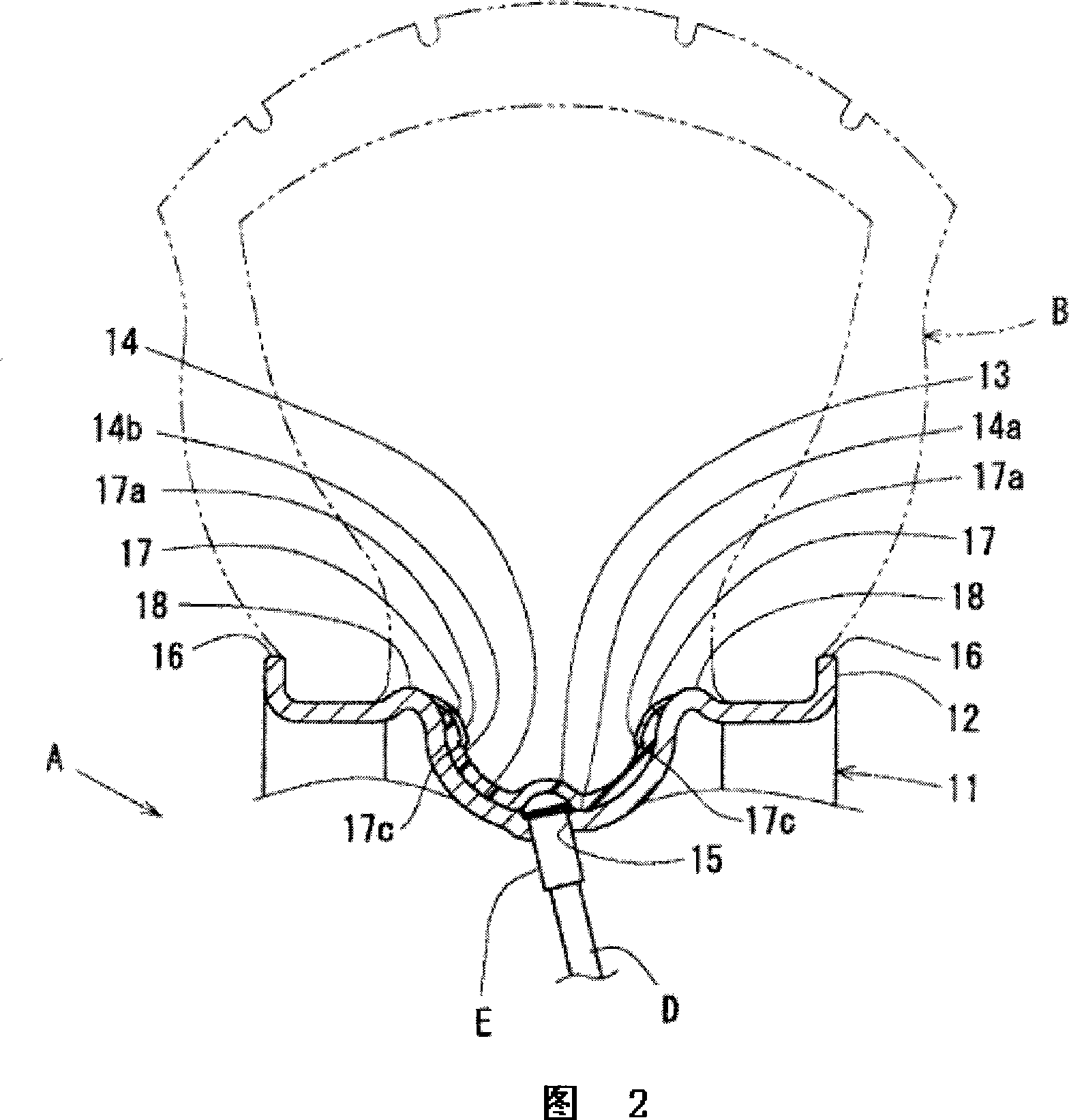 Rim without inner tyre and manufacturing method thereof