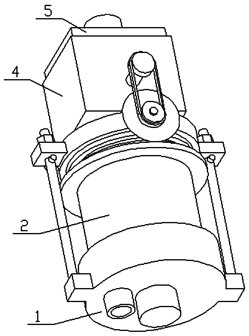 A kind of graphene dry stripping device