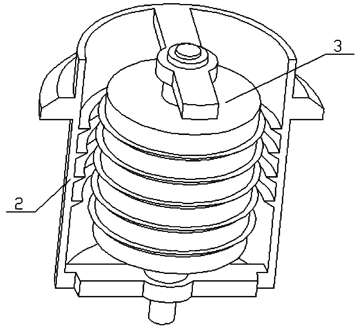 A kind of graphene dry stripping device