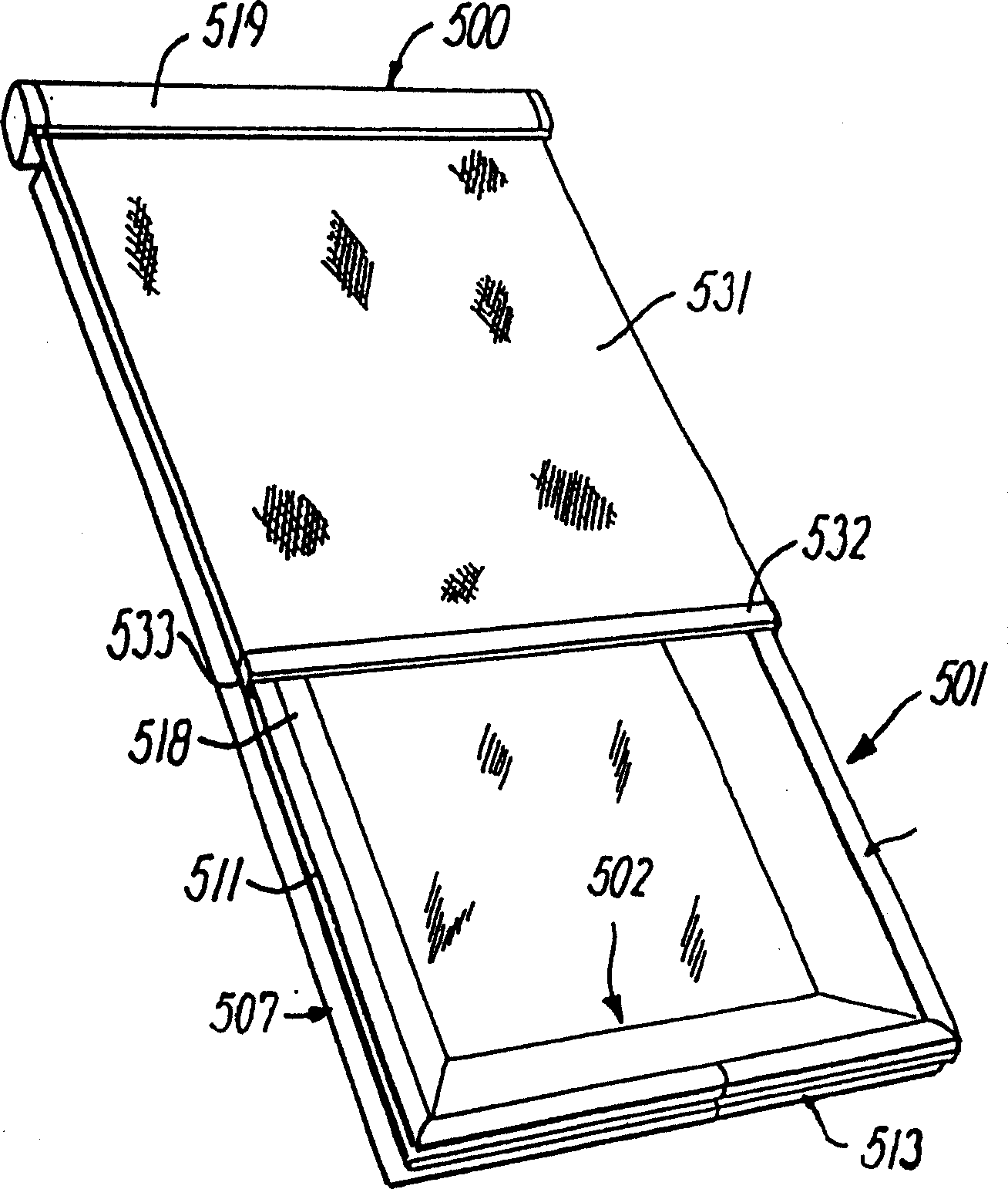 Roof window assembly comprising window component and external screening accessory