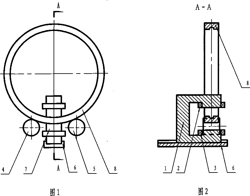 A large bearing ring single magnetic pole unit fork type demagnetization device and demagnetization method
