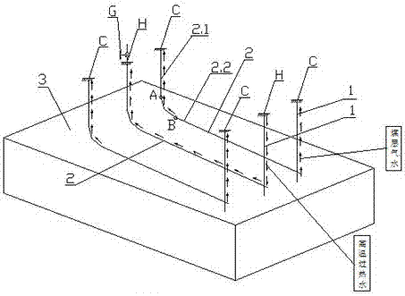 A method for heat injection and enhanced drainage of U-shaped coalbed methane wells