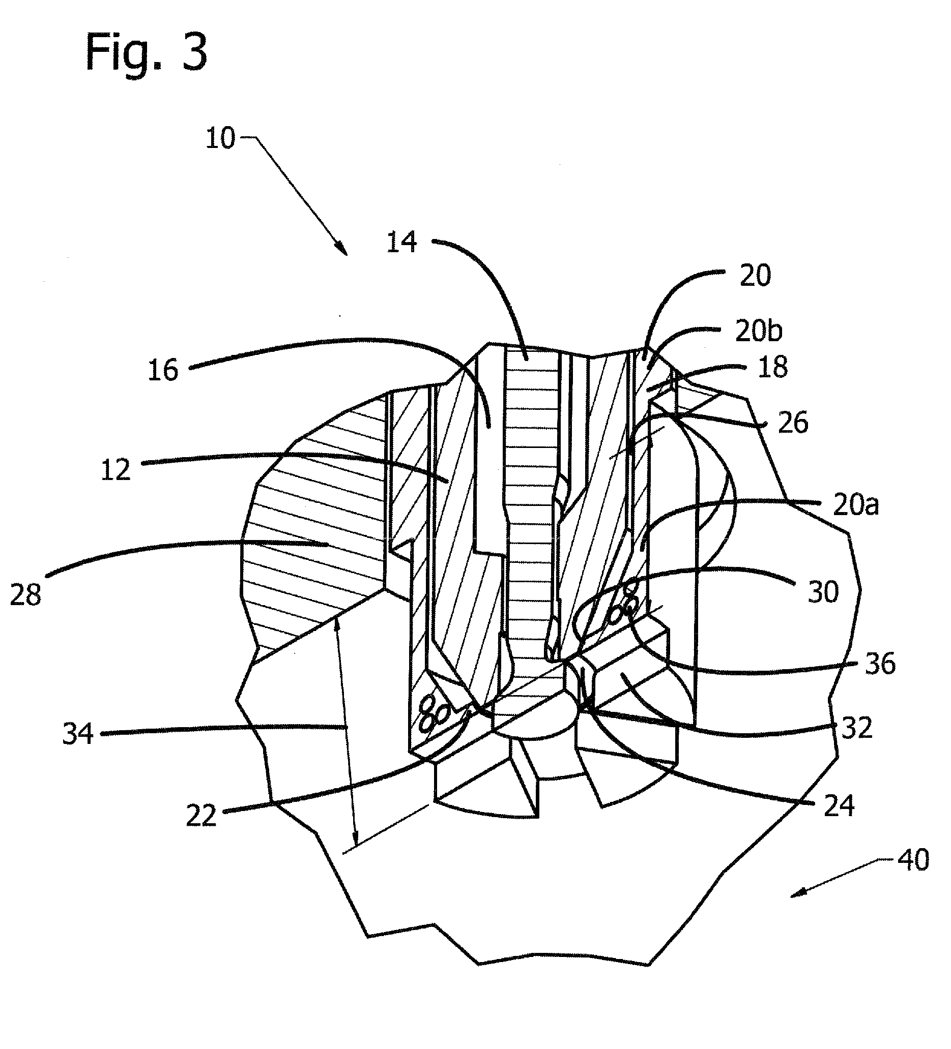 Arrangement and method for preventing carbon formation in spray guiding structures