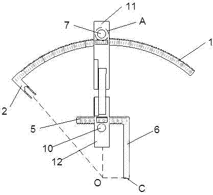 Adjustable three-dimensional guider for transdermal bone joint screw placement