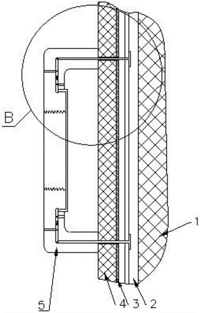 Automatic air pressure balancing door handle and door of low-temperature cabinet