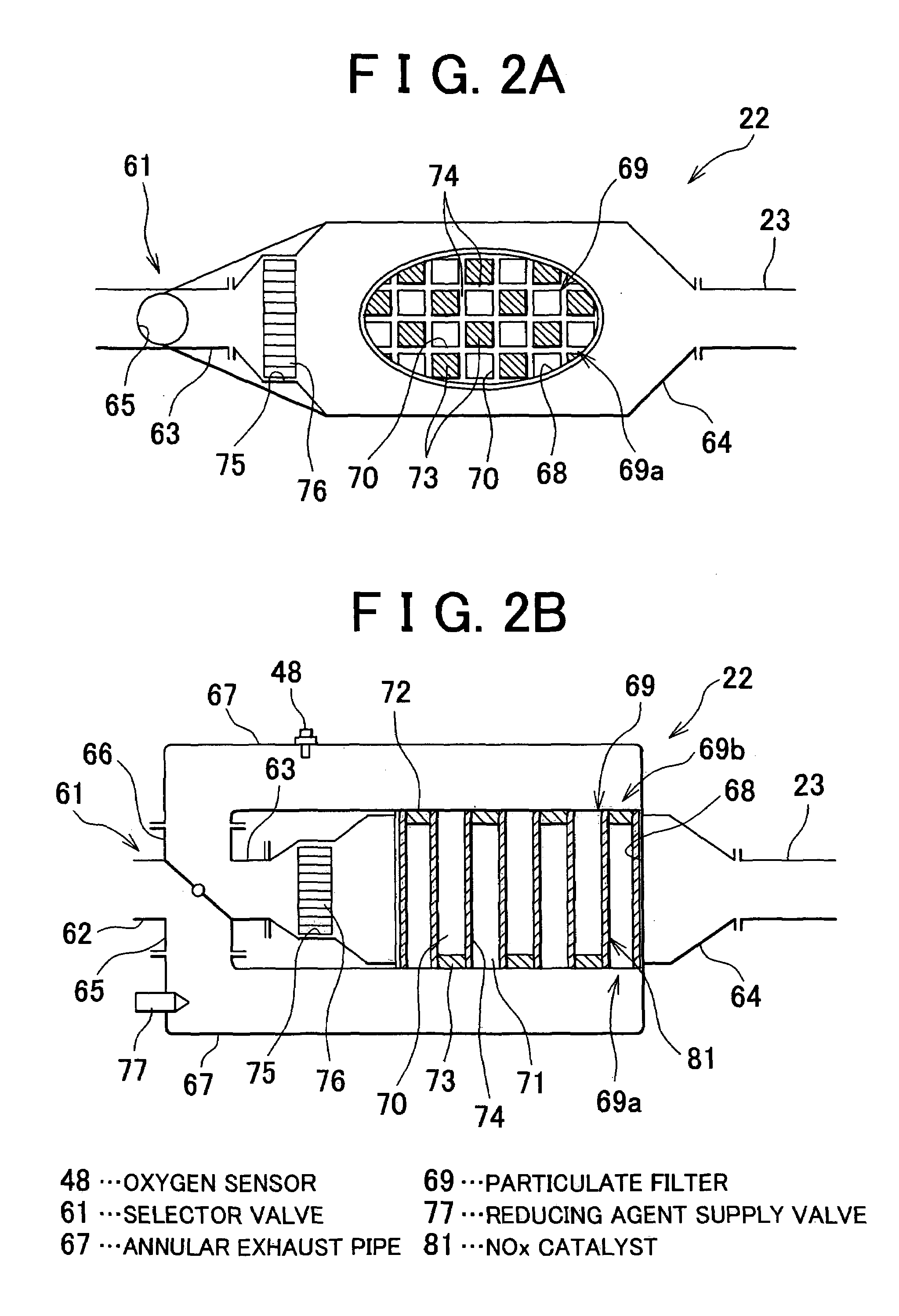 Exhaust emission control apparatus of internal combustion engine and method thereof