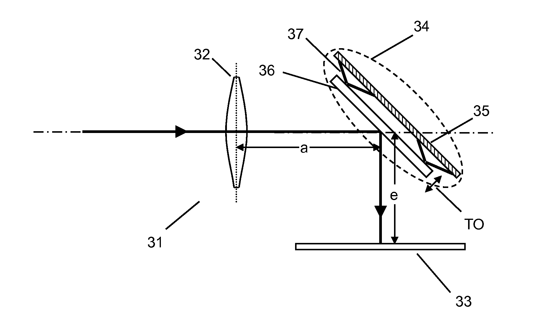 Automatic focus imaging system using out-of-plane translation of an MEMS reflective surface