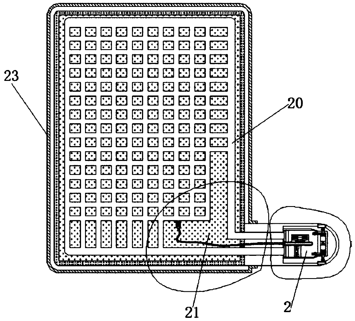 Thermosensitive warning blanket for rewarming patients with traumatic hemorrhagic shock