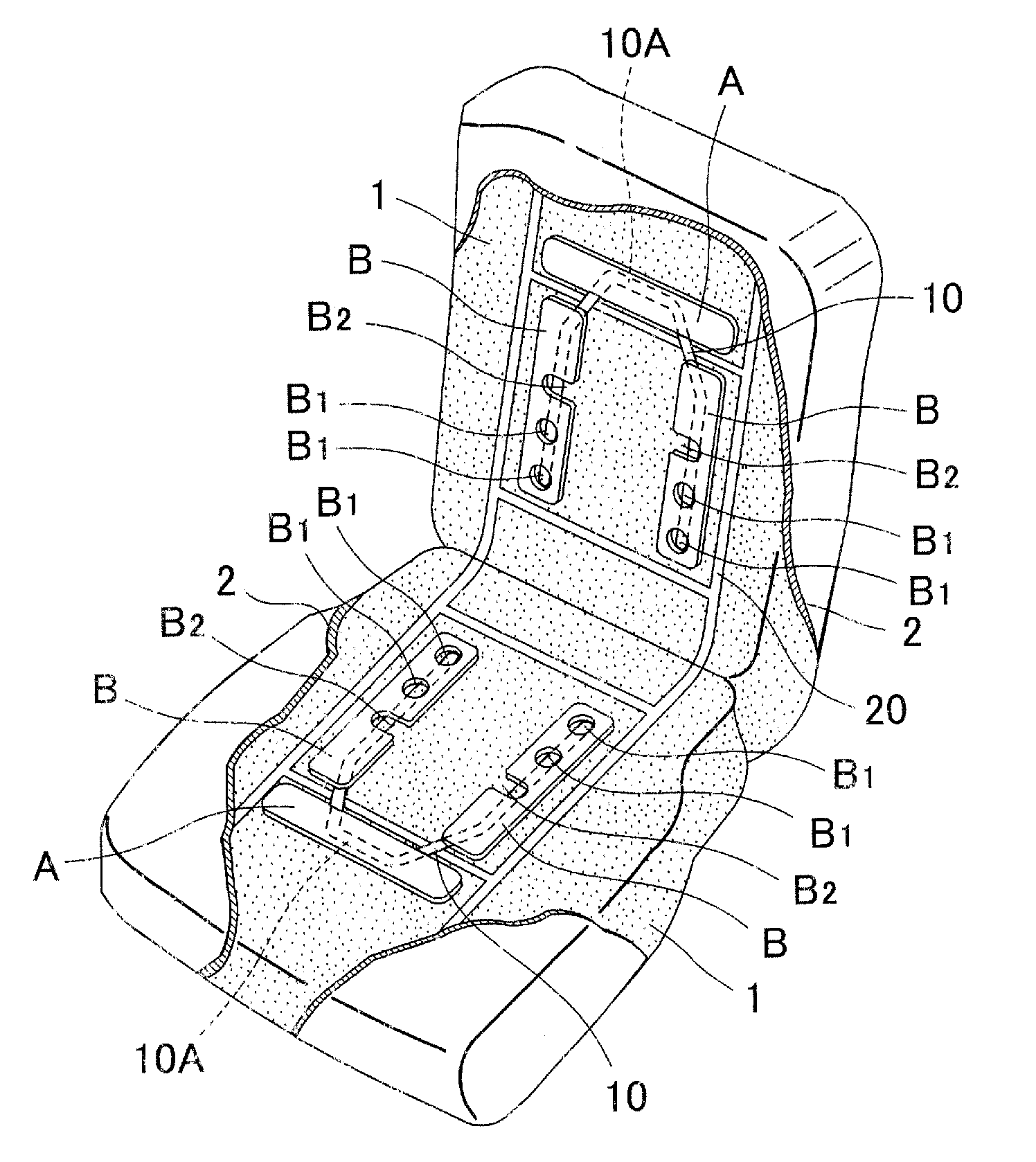 Vehicle seat with a temperature control unit