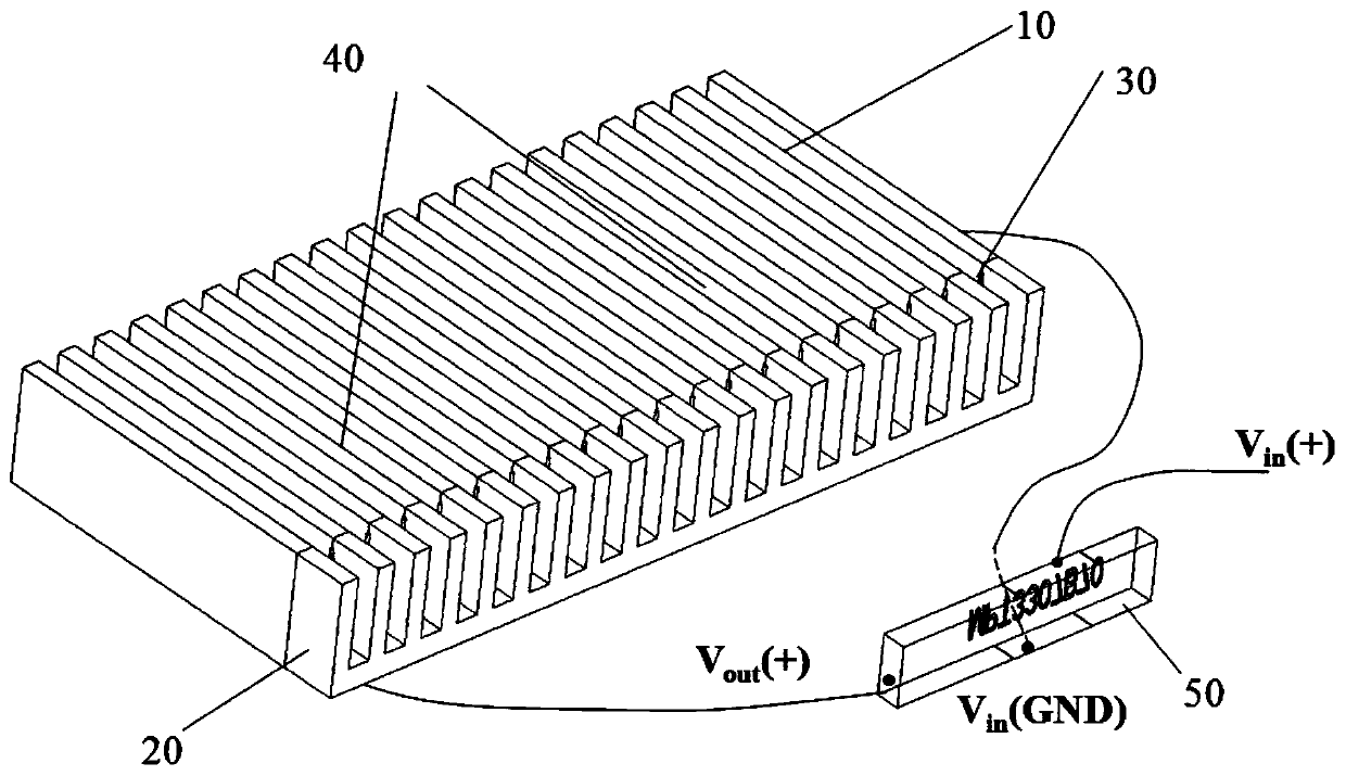 An integrated ionic wind heat sink for power LED cooling