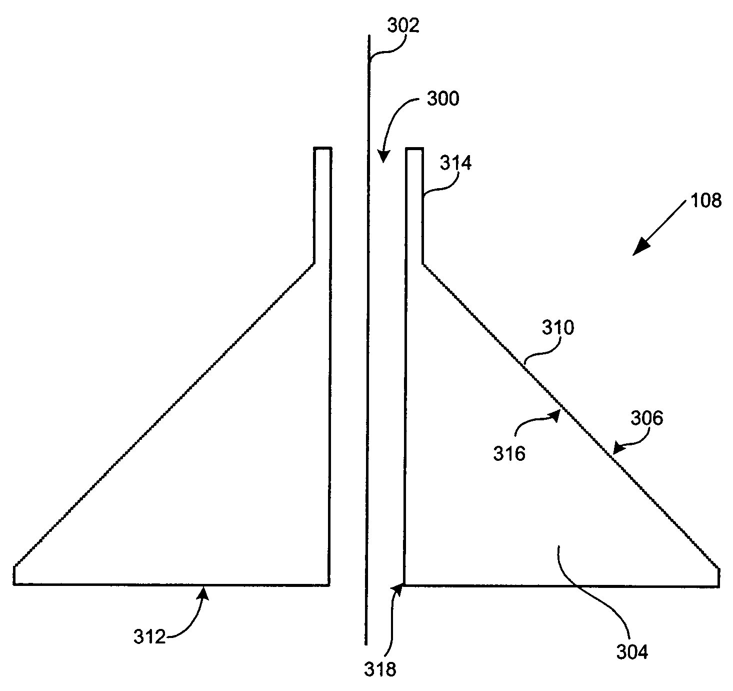 Non-planar prism