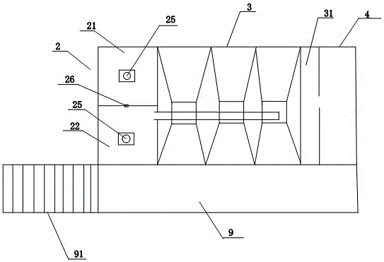 Skid-mounted movable coagulation precipitation device