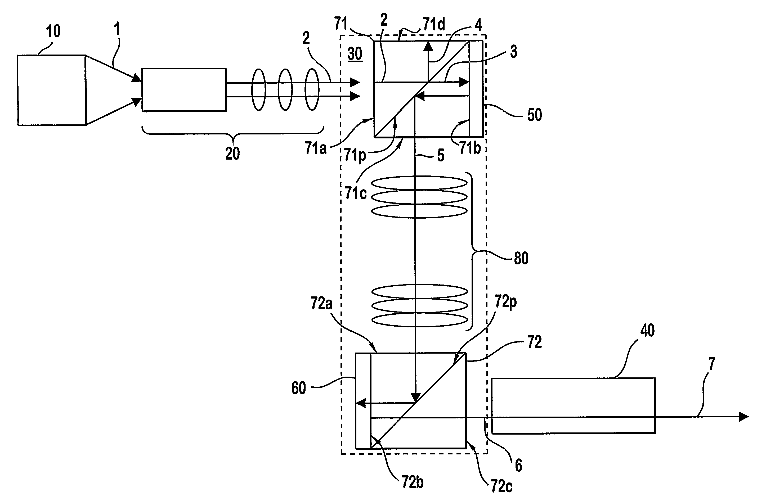 System for Using Larger Arc Lamps with Smaller Imagers