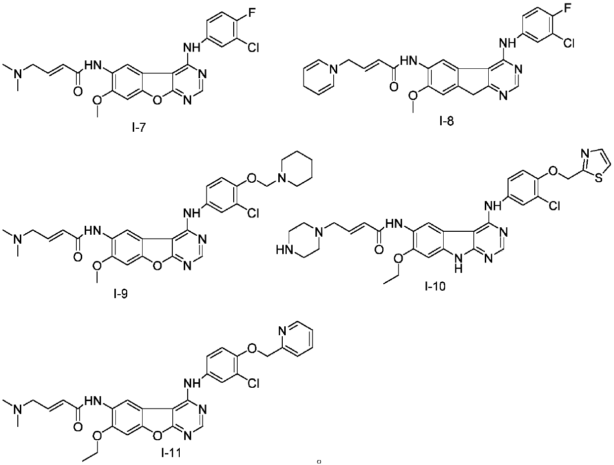 Pyrimidine derivative serving as HER2 tyrosine kinase inhibitor and application of pyrimidine derivative