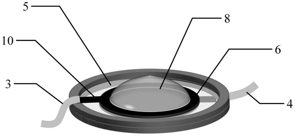 Dielectric elastomer liquid lens based on transparent conductive liquid