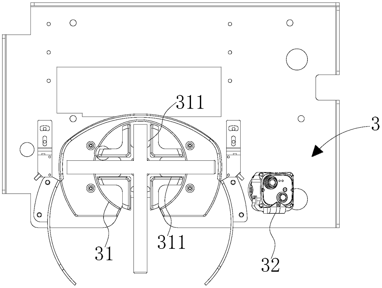 Bobbin classified discharging device