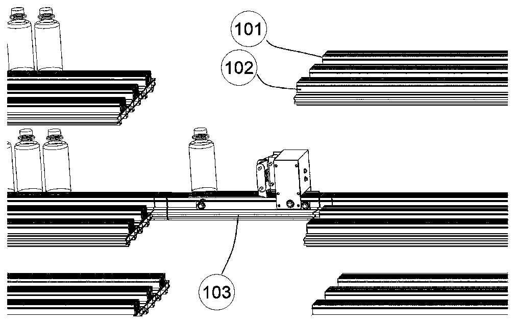 Automatic vending system delivering device using automatic guiding conveyor vehicle