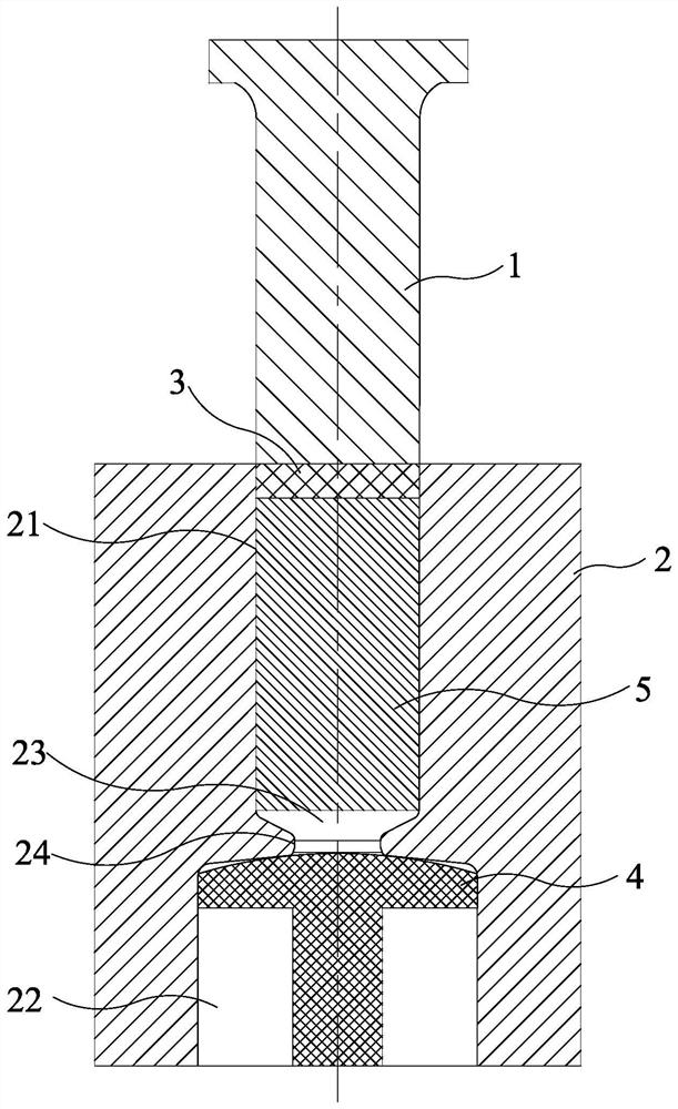 Short-process severe plastic deformation preparation method of large-specification rare earth magnesium alloy high-performance ingot blank