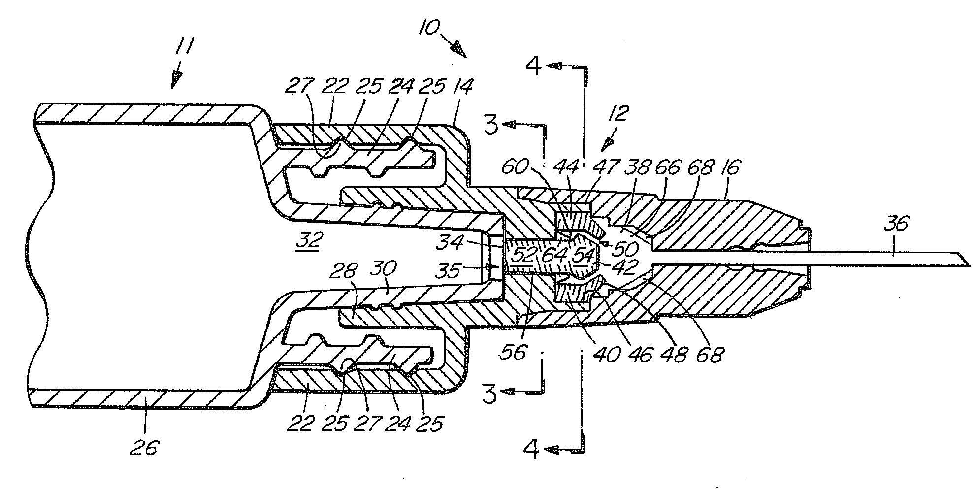 Auto-disable device for syringes