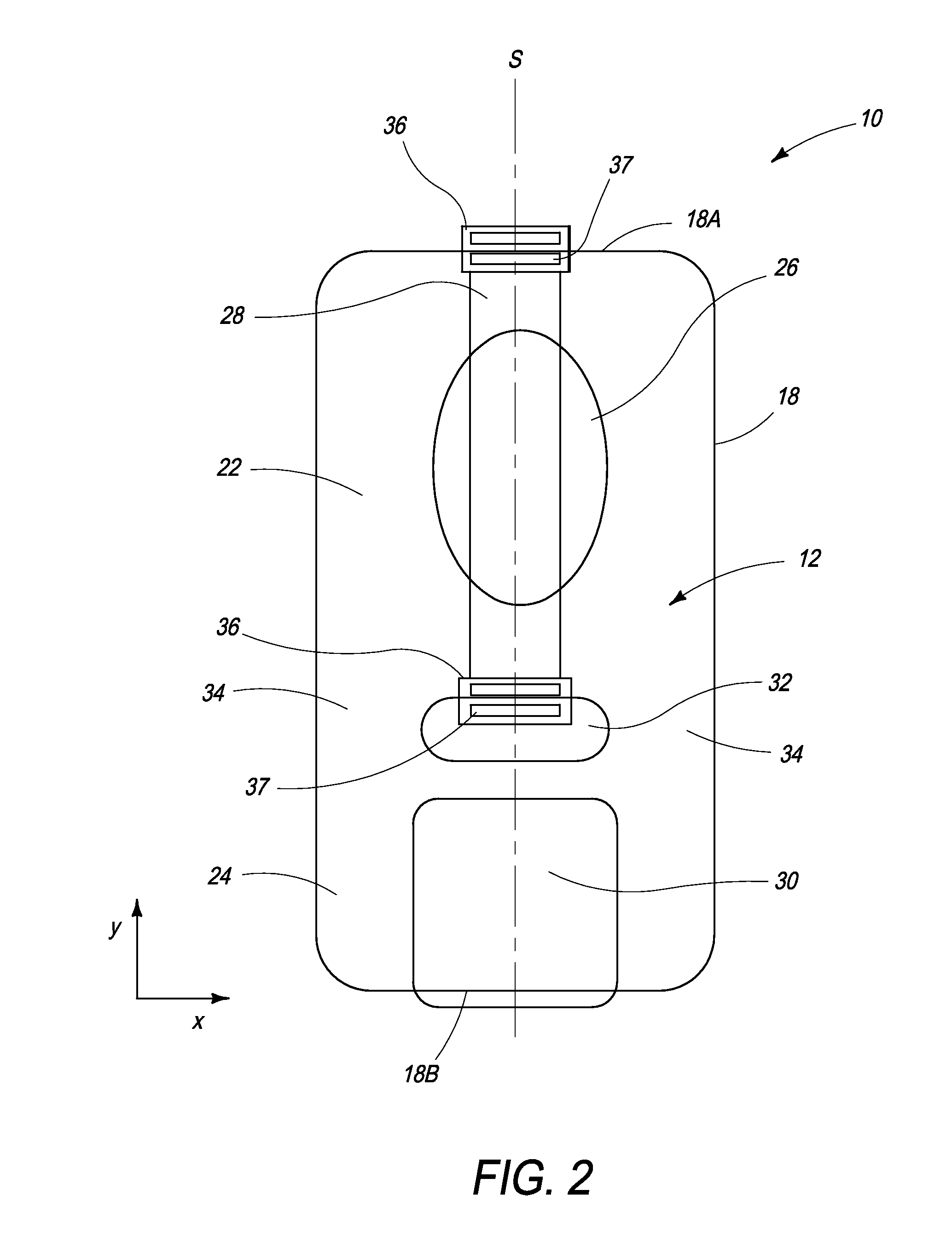 Inkjet nozzle device configured for venting gas bubbles