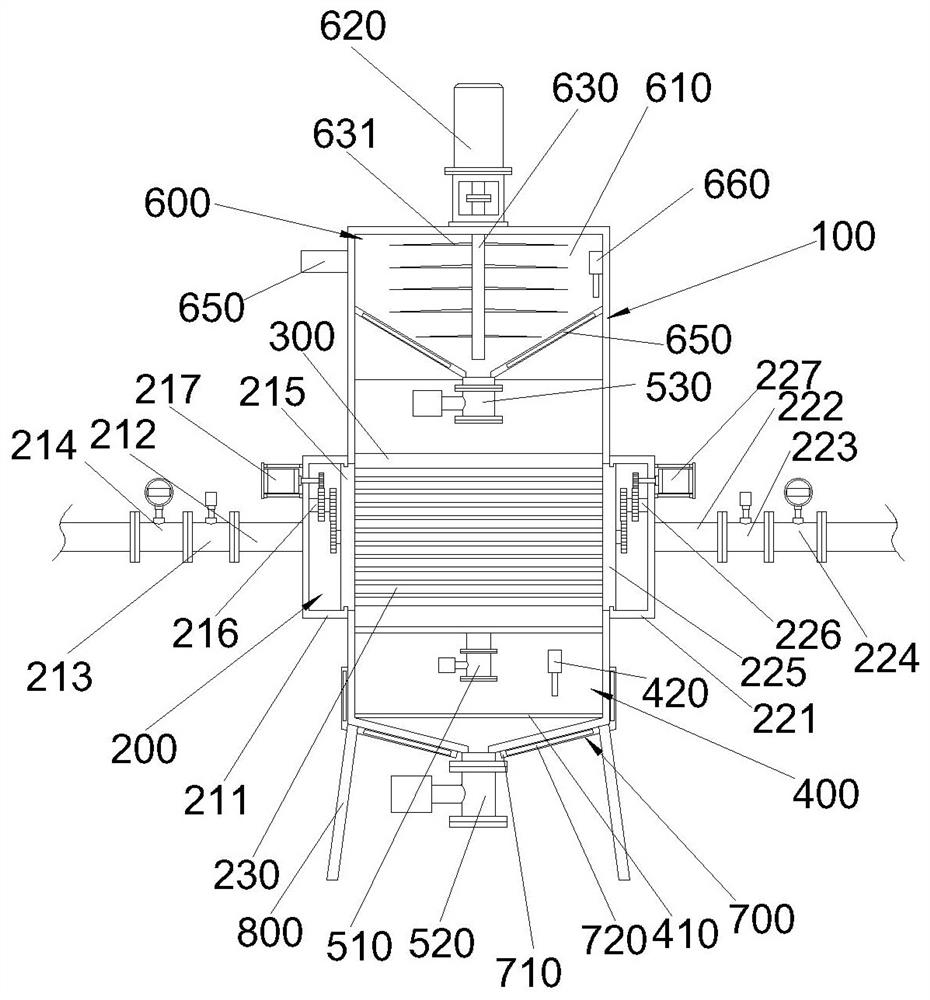 Pigment impurity removal device for recovering polypropylene fibers and use method of pigment impurity removal device