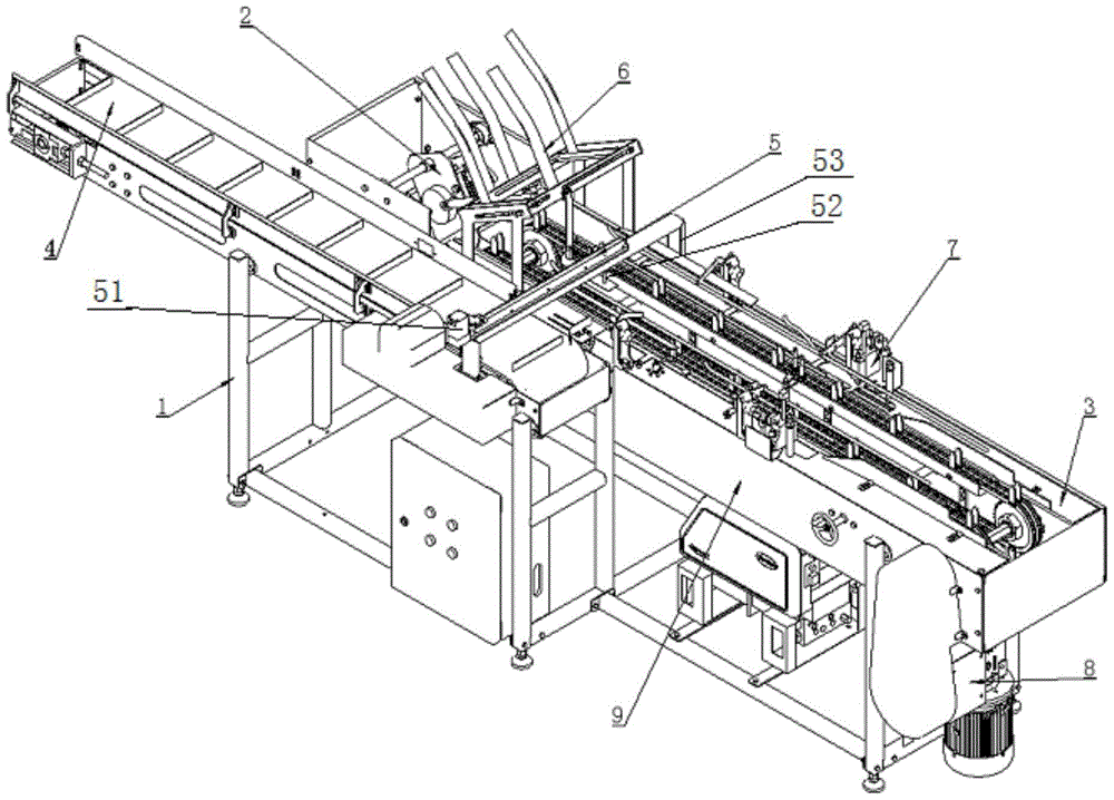A fully automatic intermittent multi-specification cartoning machine