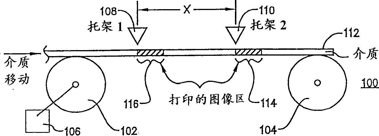 Double-ink-jet printing carriage for network printing