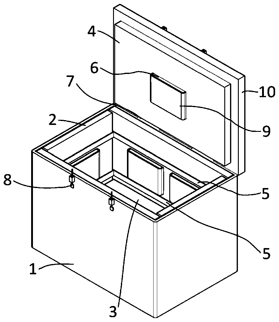 Heat preservation express packaging box