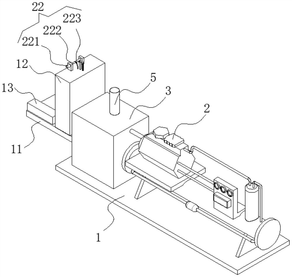 A kind of aluminum evaporation equipment for semiconductor thyristor processing