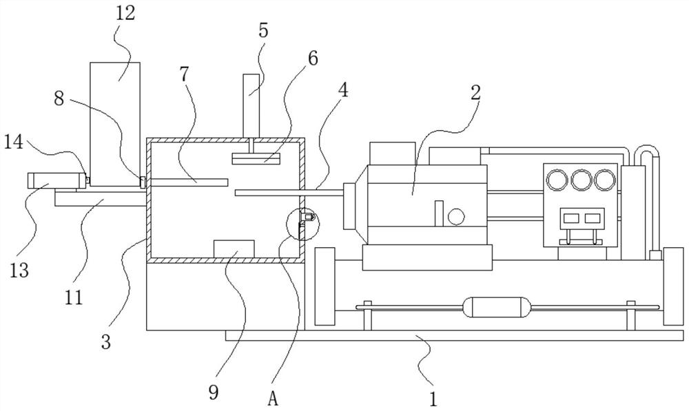 A kind of aluminum evaporation equipment for semiconductor thyristor processing