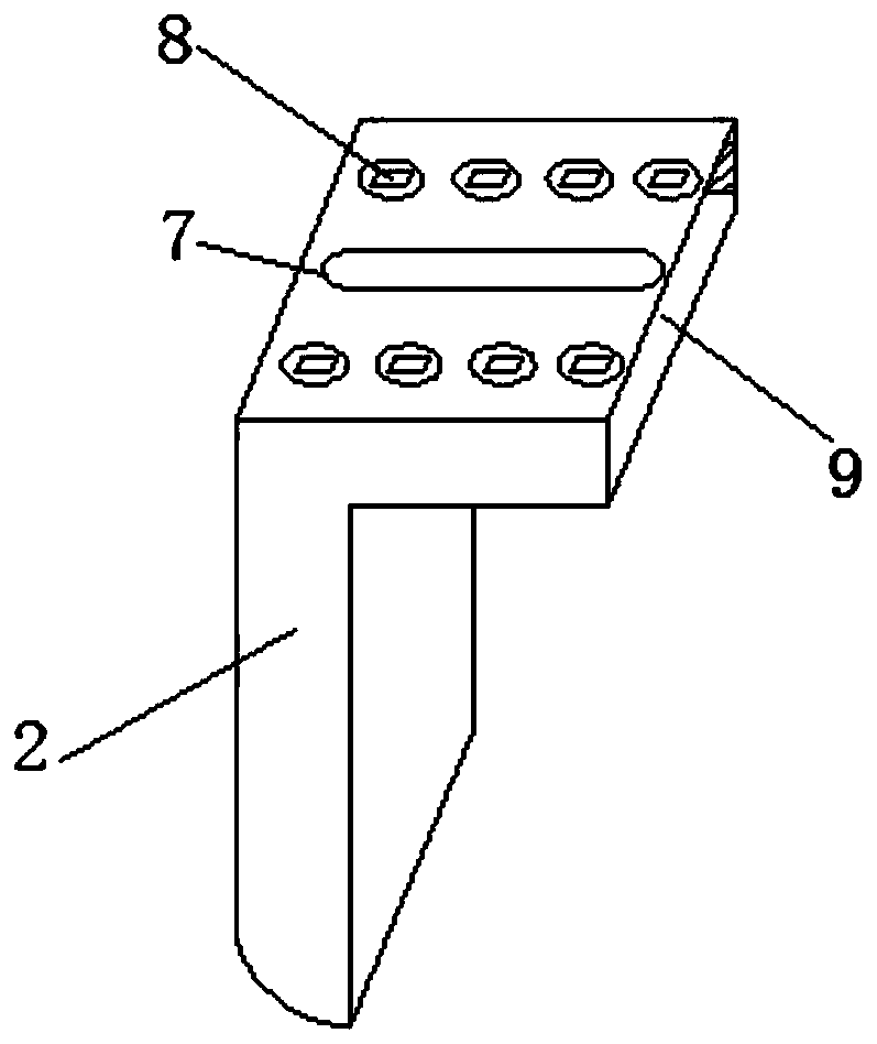 Connecting piece for quick installation of aluminum template and installation method thereof