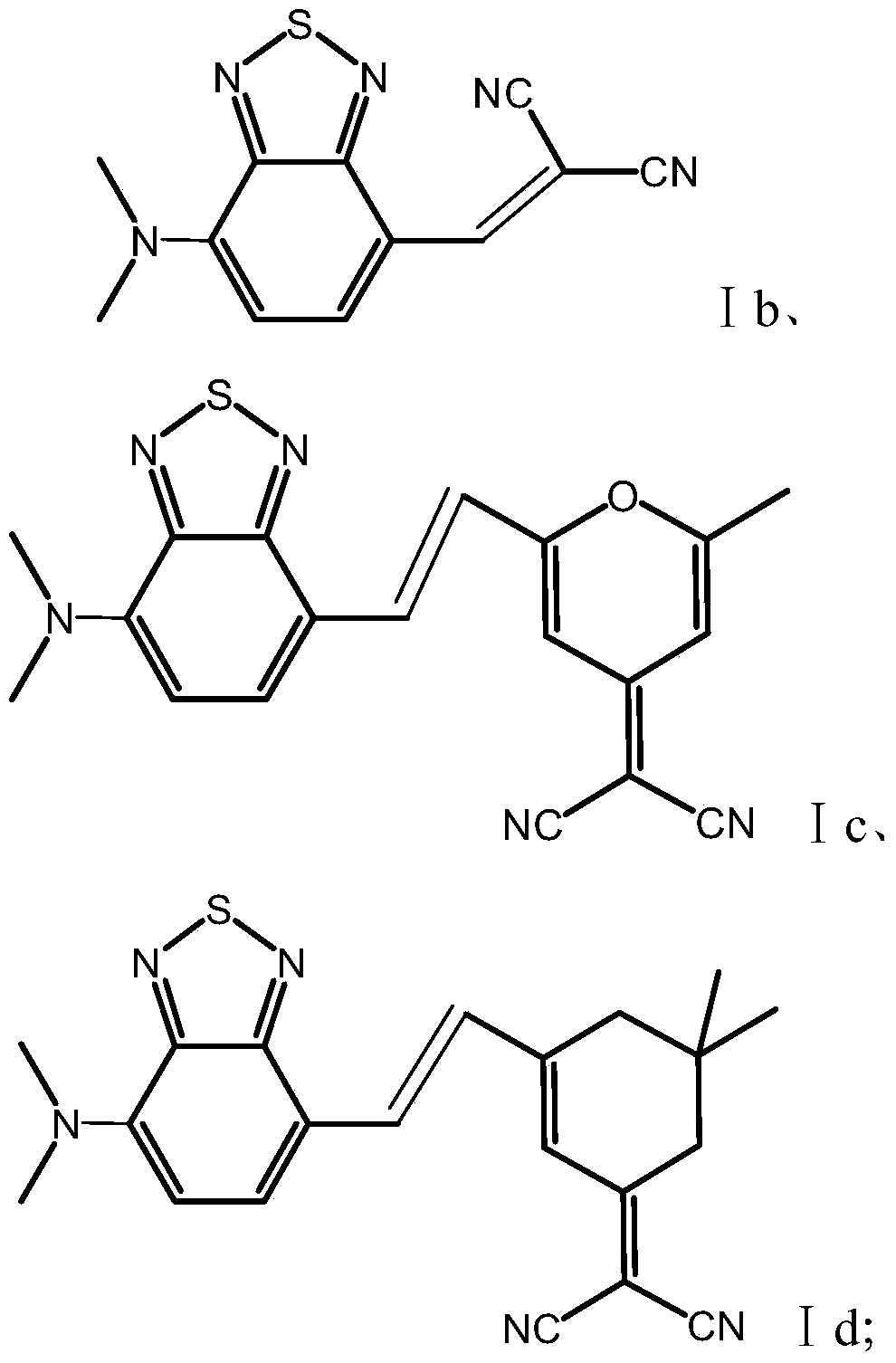 2,1,3-benzothiadiazole derivative, and preparation method and application thereof