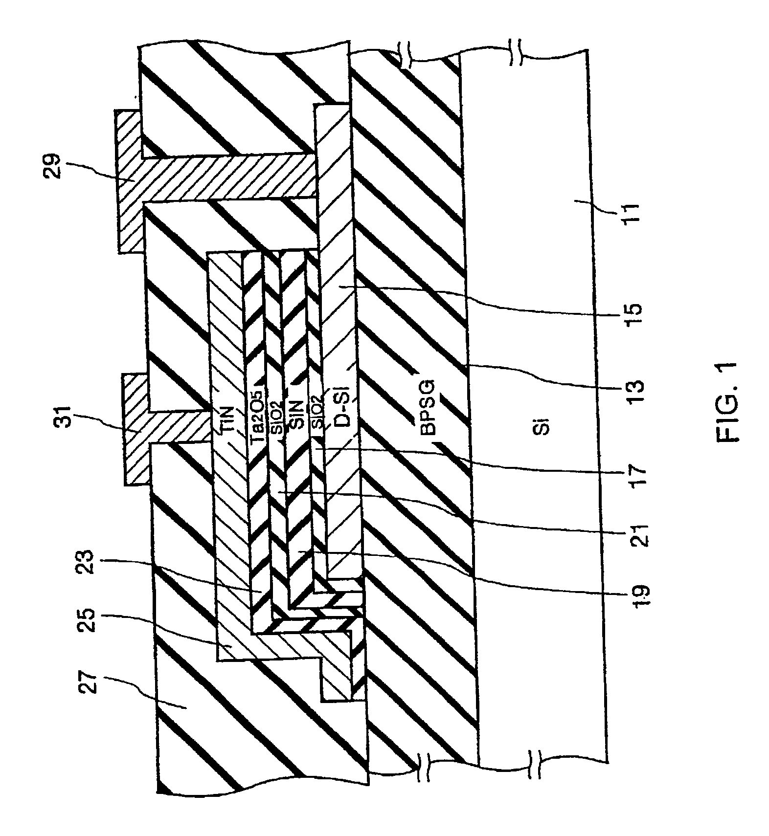 Capacitor for analog circuit, and manufacturing method thereof