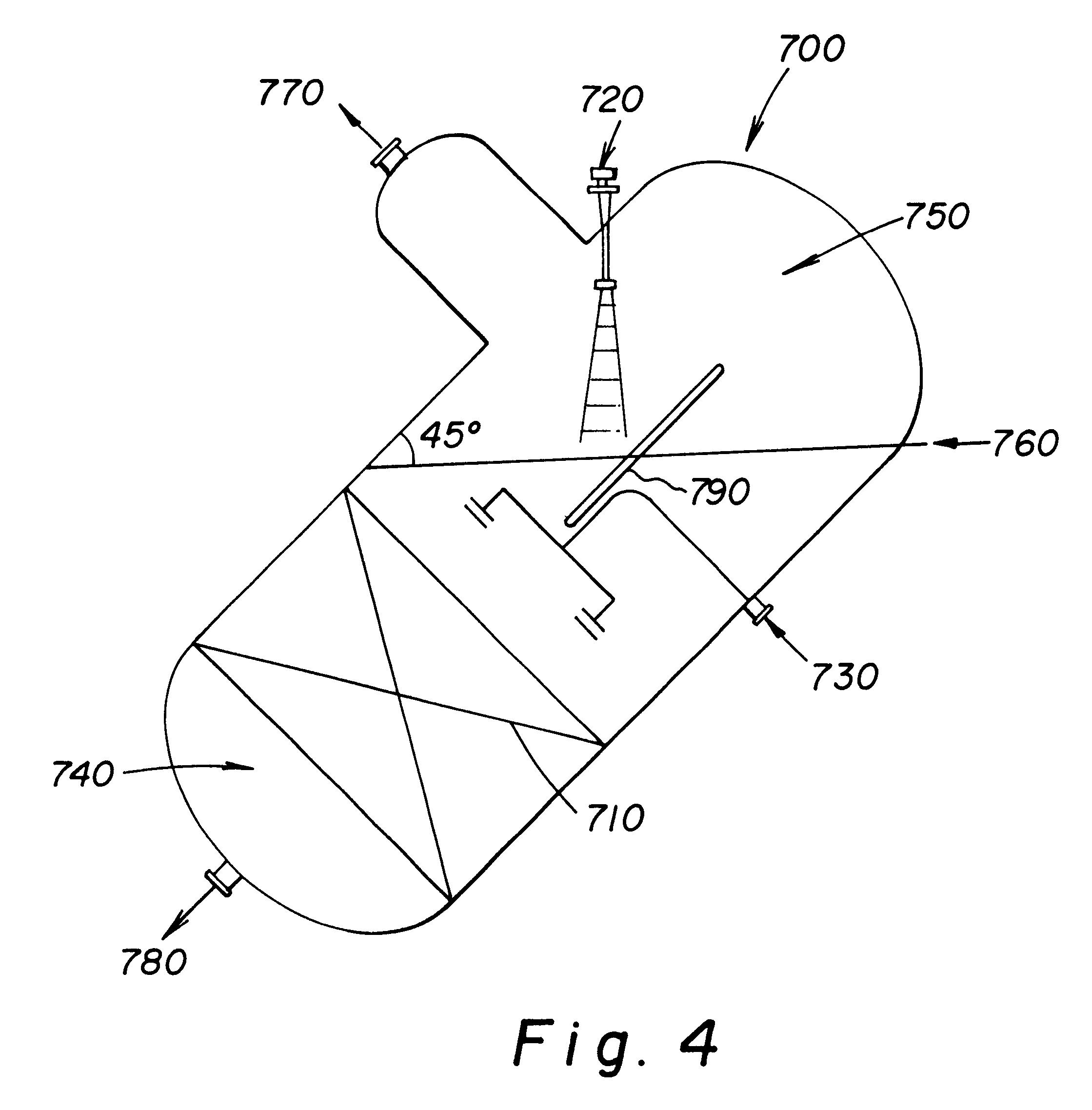 Process for resin phase separation by plate decantation