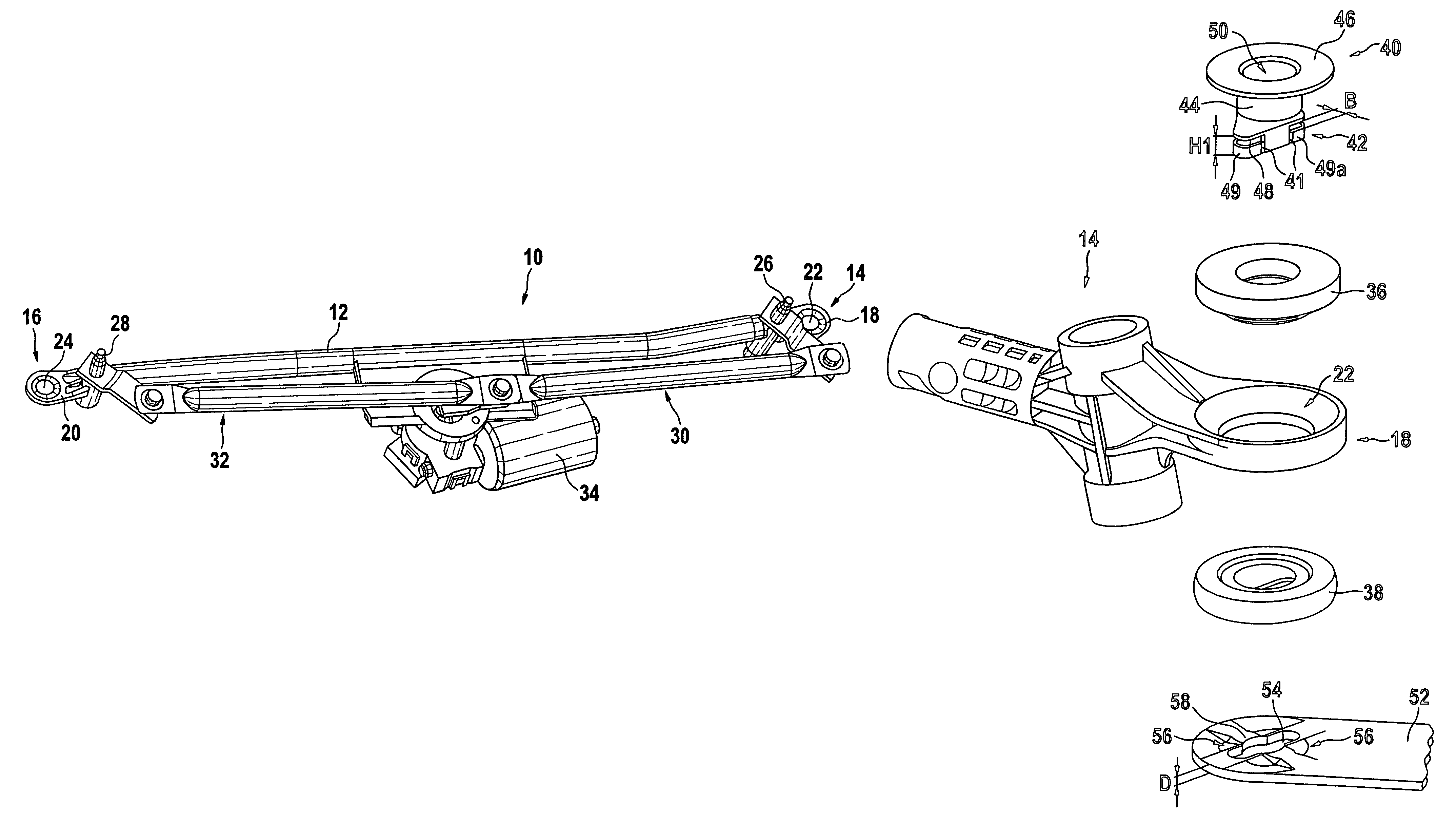 Wiper device, especially for a motor vehicle
