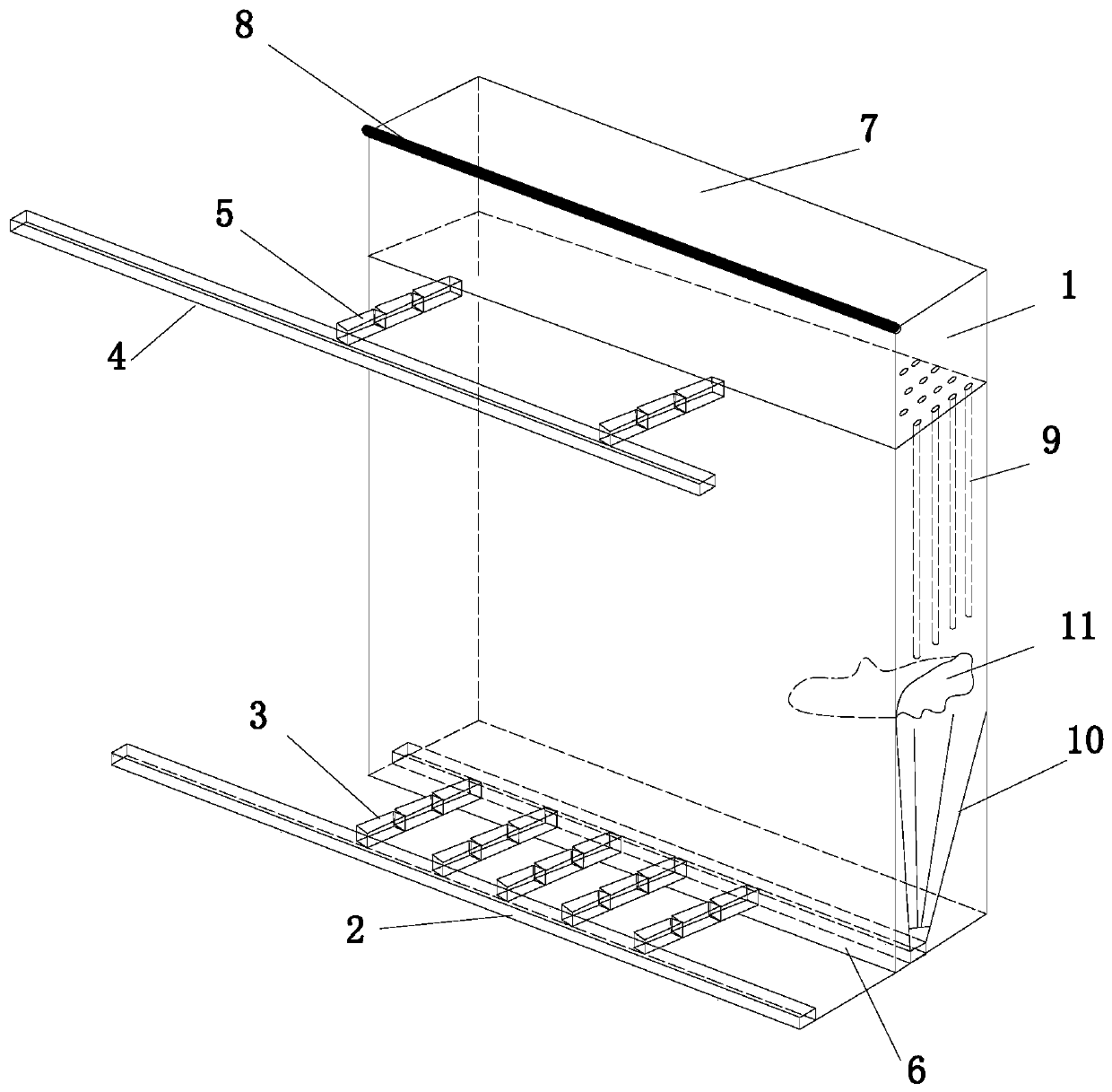 A method for ore dropping of vertical deep hole spherical charge